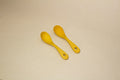 Juego de cucharas salseras de madera tropical