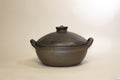 Cazuela de barro ahumado con tapa