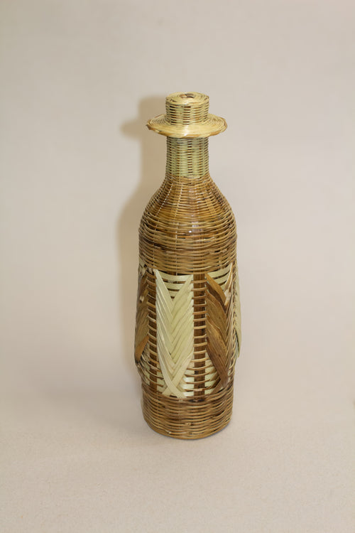 Botella de mezcal 1 L de carrizo