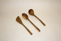 Juego de utensilios de madera tropical
