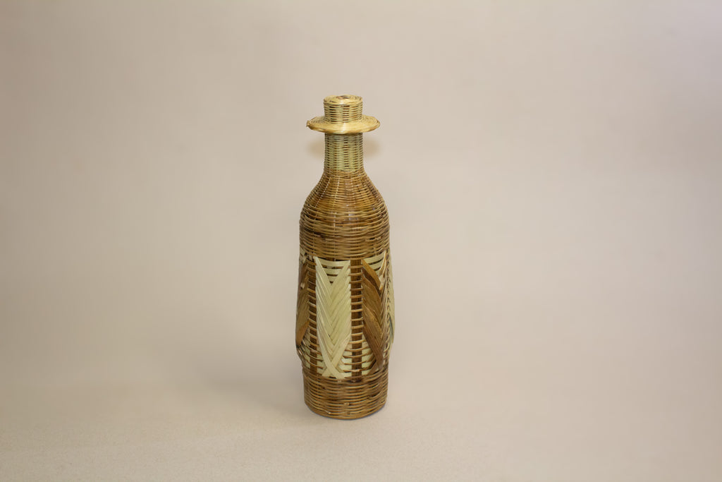 Botella de mezcal 1 L de carrizo