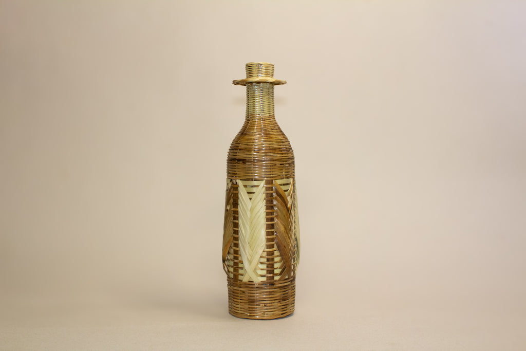 Botella de mezcal 1 L de carrizo