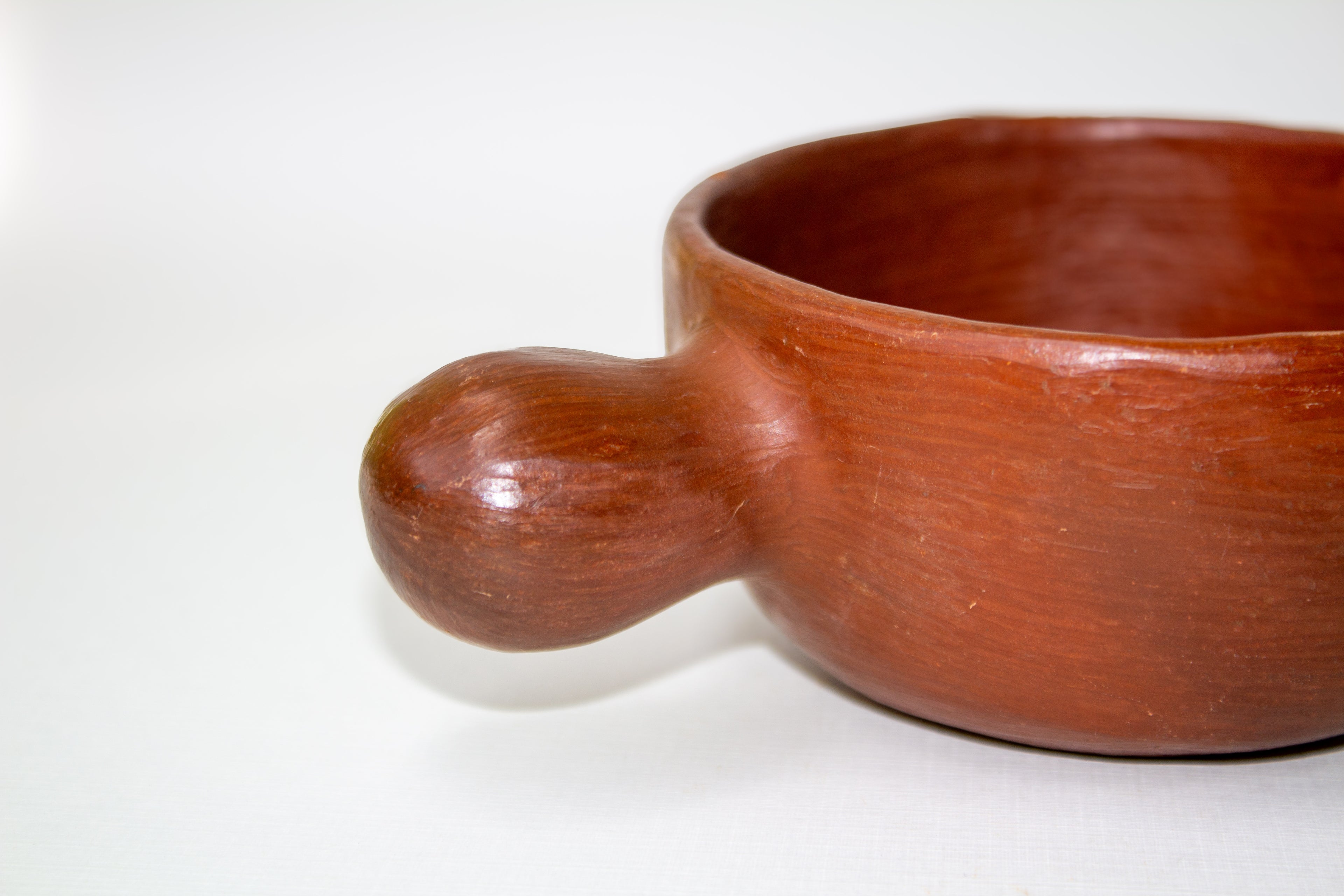 Juego de salseros de barro rojo