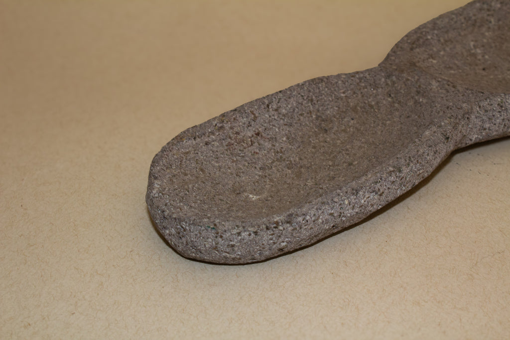Soporte para cucharas de piedra volcánica