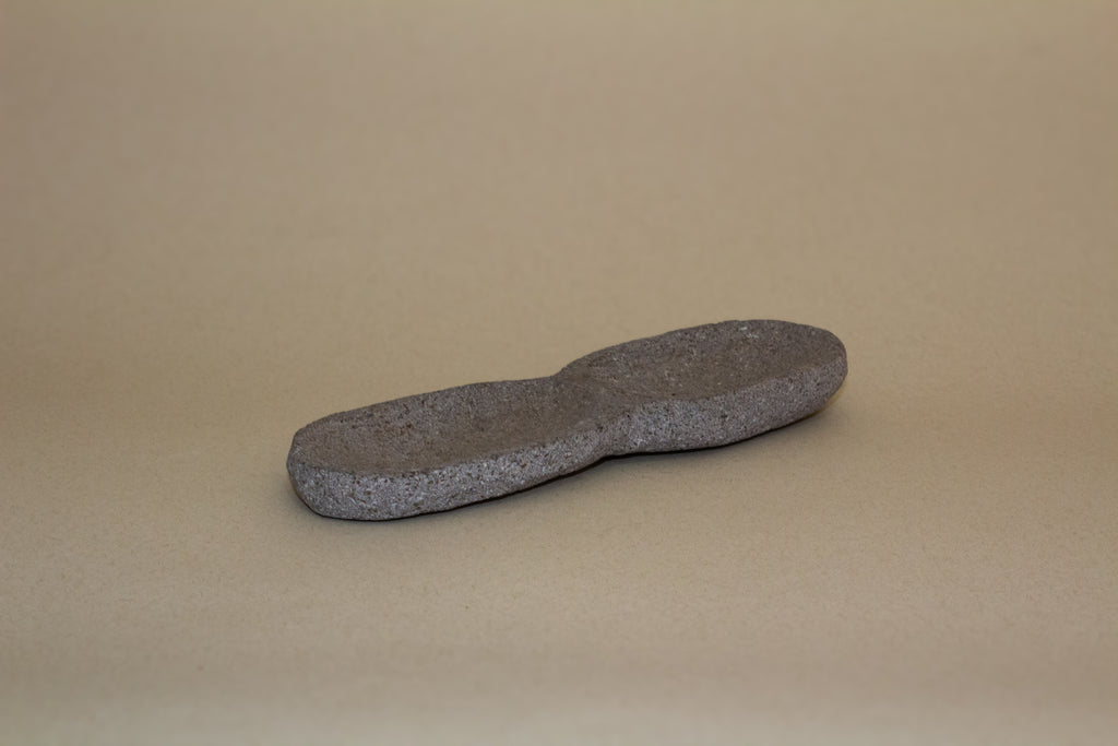 Soporte para cucharas de piedra volcánica