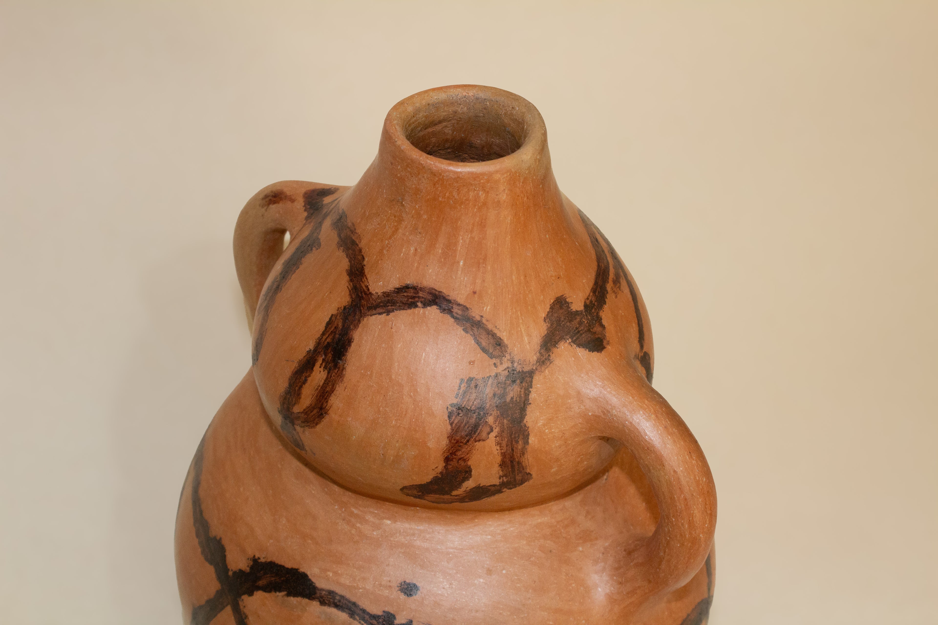 Jarrón bule de barro mixe