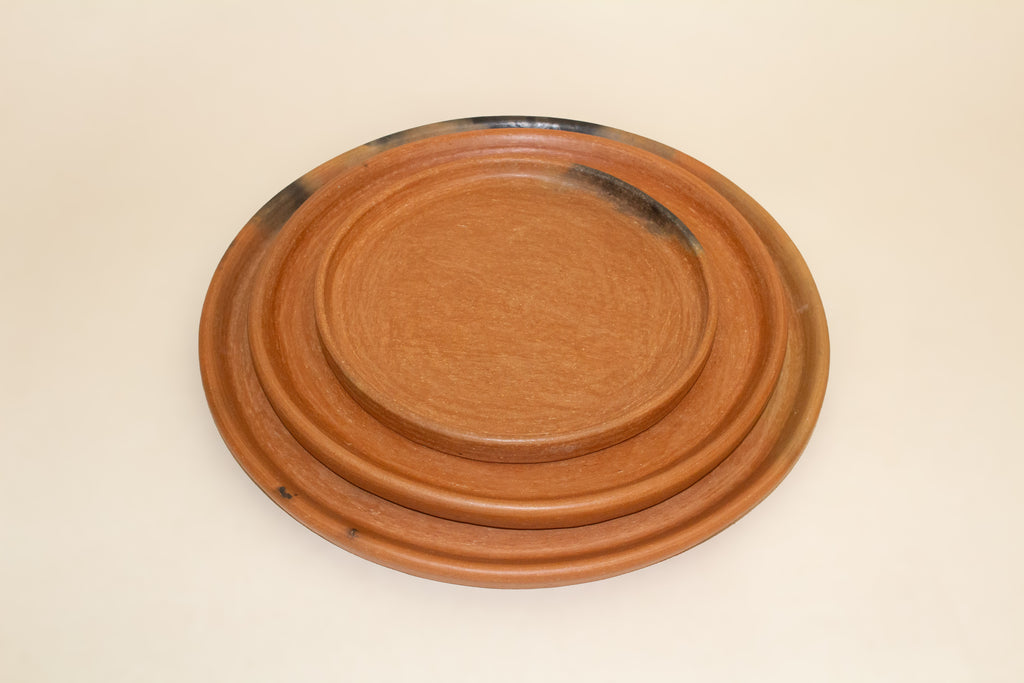Juego de vajilla de barro mixe